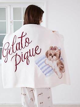 新品未使用　タグ付き　ジェラートピケ　柴犬　ブランケット　ホワイト Amazon.co.jp: [ジェラート ピケ] シーズーJQDブランケット